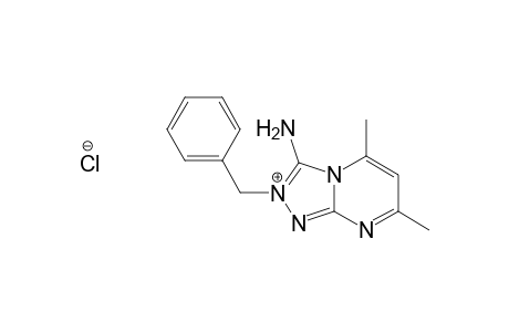 3-Amino-2-benzyl-5,7-dimethyl[1,2,4]triazolo[4,3-a]pyrimidin-2-ium Chloride