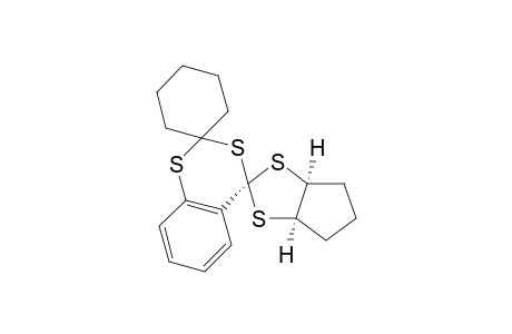 Dispiro[cyclohexane-1,2'-[4H-1,3]benzodithiin-4',2''-[4H]cyclopenta[1 ,3]dithiole], 3''a,5'',6'',6''a-tetrahydro-, (2''.alpha.,3''a.alpha.,6''a.alpha.)-