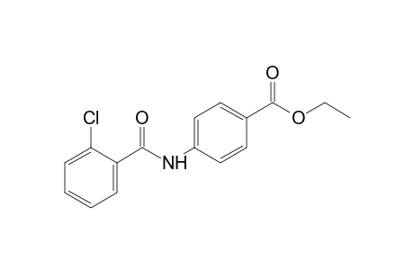 p-(o-chlorobenzamido)benzoic acid, ethyl ester