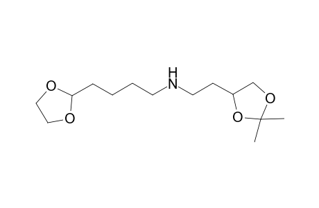 (S)-6-aza-9,10-dihydroxy-9,10-isopropylidenedecanal ethylene acetal