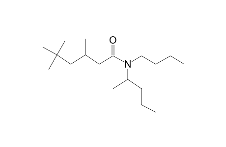 Hexanamide, 3,5,5-trimethyl-N-(2-pentyl)-N-butyl-