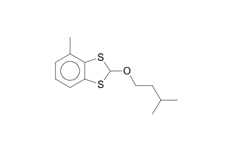 1,3-Benzodithiolane, 4-methyl-2-(3-methylbutyl)oxy-