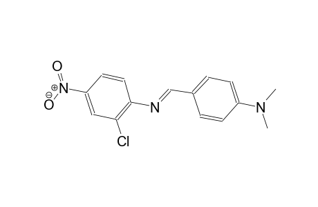 benzenamine, 2-chloro-N-[(E)-[4-(dimethylamino)phenyl]methylidene]-4-nitro-