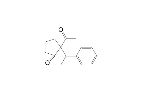 2-Acetyl-2-(1-phenyl-ethyl)-cyclopentanone