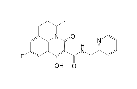 9-fluoro-7-hydroxy-3-methyl-5-oxo-N-(2-pyridinylmethyl)-2,3-dihydro-1H,5H-pyrido[3,2,1-ij]quinoline-6-carboxamide