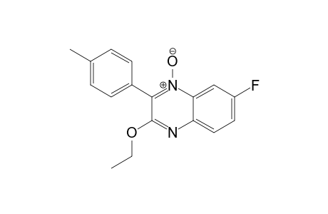 3-ETHOXY-7-FLUORO-2-(PARA-TOLYL)-QUINOXALINE-N-OXIDE