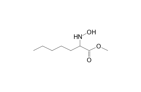 2-Hydroxyaminoheptanoic acid, methyl ester