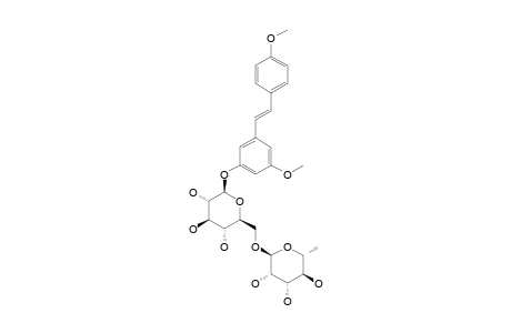 5,4'-DIMETHOXY-(E)-RESVERATROL-3-O-RUTINOSIDE