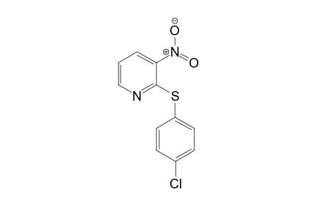 2-[(p-chlorophenyl)thio]-3-nitropyridine
