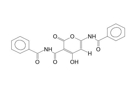 6-BENZOYLAMINO-3-BENZOYLAMINOCARBONYL-4-HYDROXY-2-PYRANONE