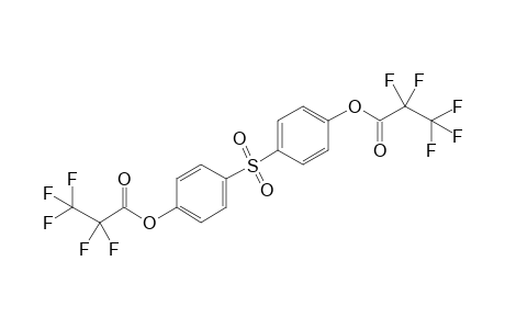 Sulfonylbis(4,1-phenylene) bis(2,2,3,3,3-pentafluoropropanoate)