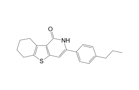 3-(4-Propylphenyl)-6,7,8,9-tetrahydro[1]benzothieno[3,2-c]pyridin-1(2H)-one