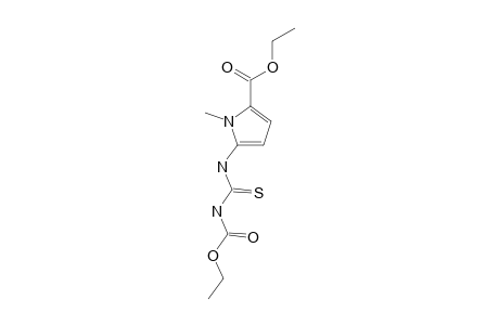 5-(3-carboxy-2-thioureido)-1-methylpyrrole-2-carboxylic acid, diethyl ester