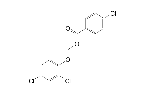 (2,4-dichlorophenoxy)methanol, p-chlorobenzoate