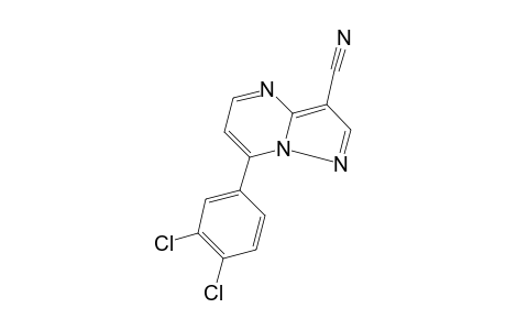 7-(3,4-DICHLOROPHENYL)PYRAZOLO[1,5-a]PYRIMIDINE-3-CARBONITRILE