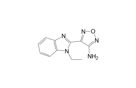 4-(1-ethyl-1H-benzimidazol-2-yl)-1,2,5-oxadiazol-3-amine