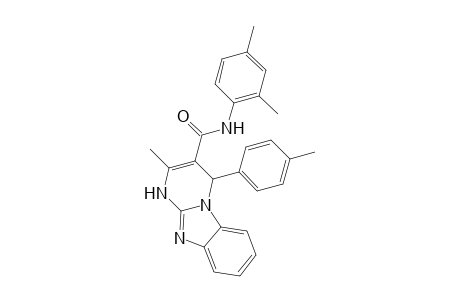 N-(2,4-dimethylphenyl)-11-methyl-13-(4-methylphenyl)-1,8,10-triazatricyclo[7.4.0.0(2,7)]trideca-2,4,6,8,11-pentaene-12-carboxamide