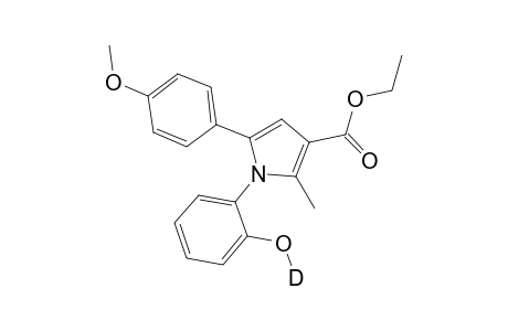 Ethyl 1-(2-D-hydroxyphenyl)-5-(4-methoxyphenyl)-2-methyl-1H-pyrrole-3-carboxylate