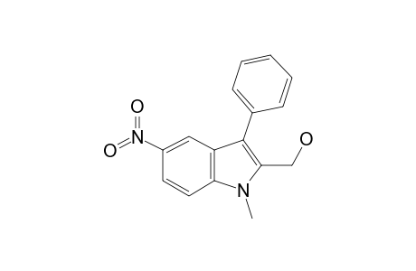 (1-Methyl-5-nitro-3-phenyl-1H-indol-2-yl)methanol