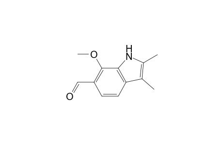 7-Methoxy-2,3-dimethyl-1H-indole-6-carbaldehyde