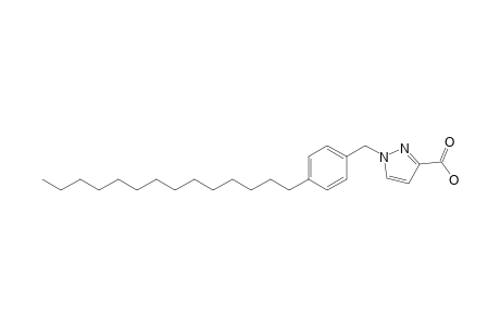 1-(4-Tetradecylbenzyl)-1H-pyrazole-3-carboxylic acid