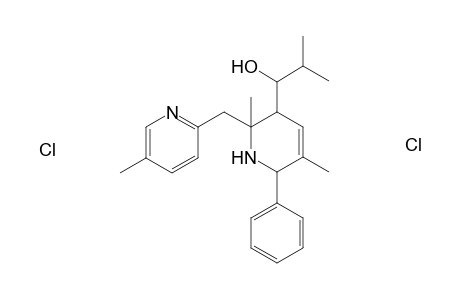 2,5-Dimethyl-2-(5'-methyl-2'-picolyl)-3-(1''-hydroxy-2''-methylpropyl)-6-phenyl-4,5-didehydropiperidine dihydrochloride