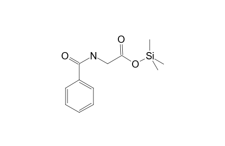 Glycine, N-benzoyl-, trimethylsilyl ester