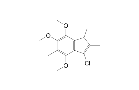 3-Chloro-4,6,7-trimethoxy-1,2,5-trimethyl-1H-indene