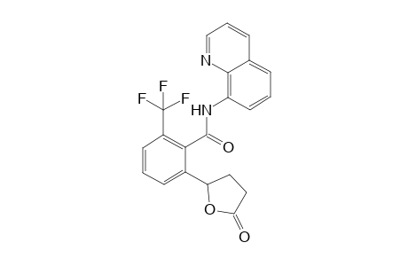 2-(5-oxotetrahydrofuran-2-yl)-N-(quinolin-8-yl)-6-(trifluoromethyl)benzamide