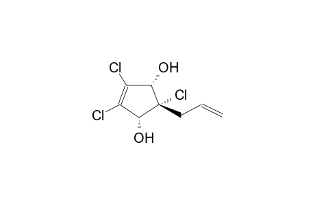 (+/-)-2,3,5ALPHA-TRICHLORO-5BETA-ALLYL-2-CYCLOPENTEN-1ALPHA,4ALPHA-DIOL