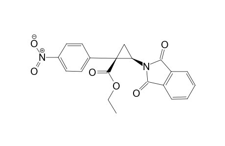 Ethyl cis-2-(1,3-dioxoisoindolin-2-yl)-1-(4-nitrophenyl)cyclopropane-1-carboxylate