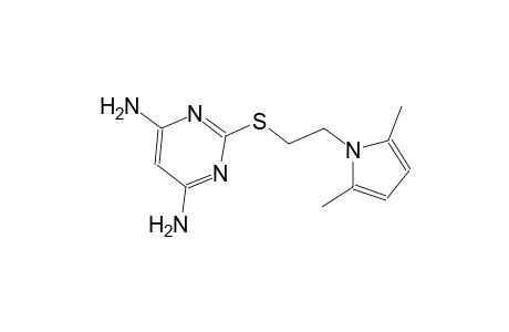 2-{[2-(2,5-dimethyl-1H-pyrrol-1-yl)ethyl]sulfanyl}-4,6-pyrimidinediamine