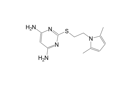 2-{[2-(2,5-dimethyl-1H-pyrrol-1-yl)ethyl]sulfanyl}-4,6-pyrimidinediamine