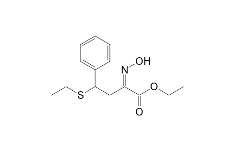 4-Ethylsulfanyl-2-[(Z)-hydroxyimino]-4-phenyl-butyric acid ethyl ester