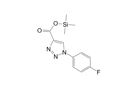 1-(4-Fluorophenyl)-1H-1,2,3-triazole-4-carboxylic acid, tms derivative