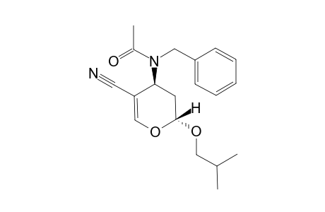 TRANS-(2RS,4SR)-4-(N-ACETYL-N-BENZYLAMINO)-3,4-DIHYDRO-2-ISOBUTOXY-2H-PYRAN-5-CARBONITRILE