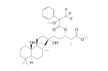 Mycaperoxide B (R)-methoxy-.alpha.-(trifluoromethyl)phenylacetate