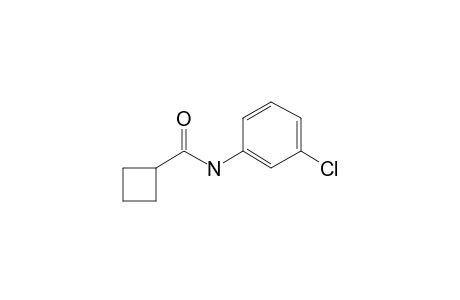 Cyclobutanecarboxamide, N-(3-chlorophenyl)-