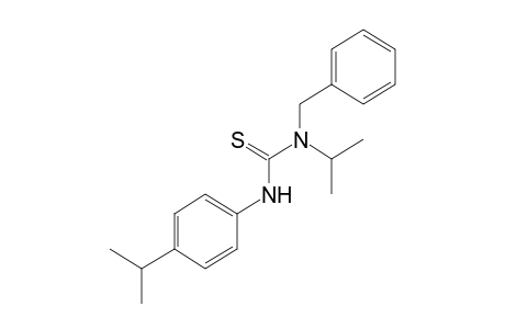 1-benzyl-3-(p-cumenyl)-1-isopropyl-2-thiourea