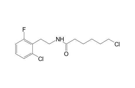 6-chloro-N-(2-chloro-6-fluorophenethyl)hexanamide