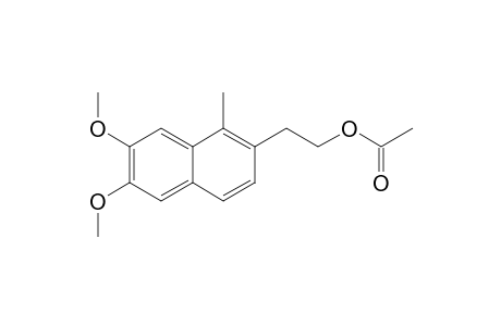 2,3-Dimethoxy-8-methyl-7-(2-acetoxyethyl)naphthalene