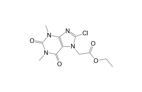 1H-purine-7-acetic acid, 8-chloro-2,3,6,7-tetrahydro-1,3-dimethyl-2,6-dioxo-, ethyl ester