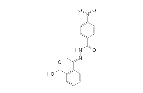 2-[1-(4-Nitrobenzoylhydrazono)ethyl]benzoic acid