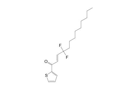 4,4-DIFLUORO-1-(THIOPHENE-2-YL)-TRIDEC-2-EN-1-ONE