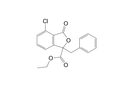 Ethyl 1-benzyl-4-chloro-3-oxo-1,3-dihydroisobenzofuran-1-carboxylate