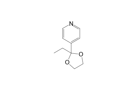 4-(2-Ethyl-1,3-dioxolan-2-yl)pyridine