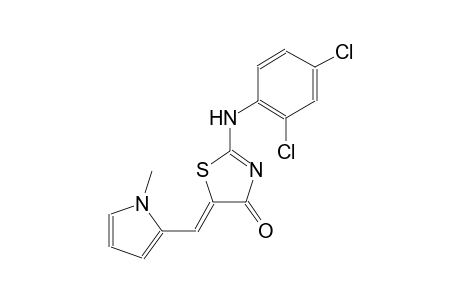 (5Z)-2-(2,4-dichloroanilino)-5-[(1-methyl-1H-pyrrol-2-yl)methylene]-1,3-thiazol-4(5H)-one