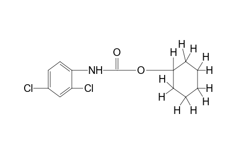 2,4-dichlorocarbanilic acid, cyclohexyl ester