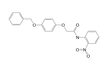 2-[4-(benzyloxy)phenoxy]-N-(2-nitrophenyl)acetamide