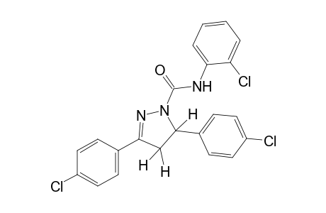 3,5-bis(p-chlorophenyl)-2'-chloro-2-pyrazoline-1-carboxanilide